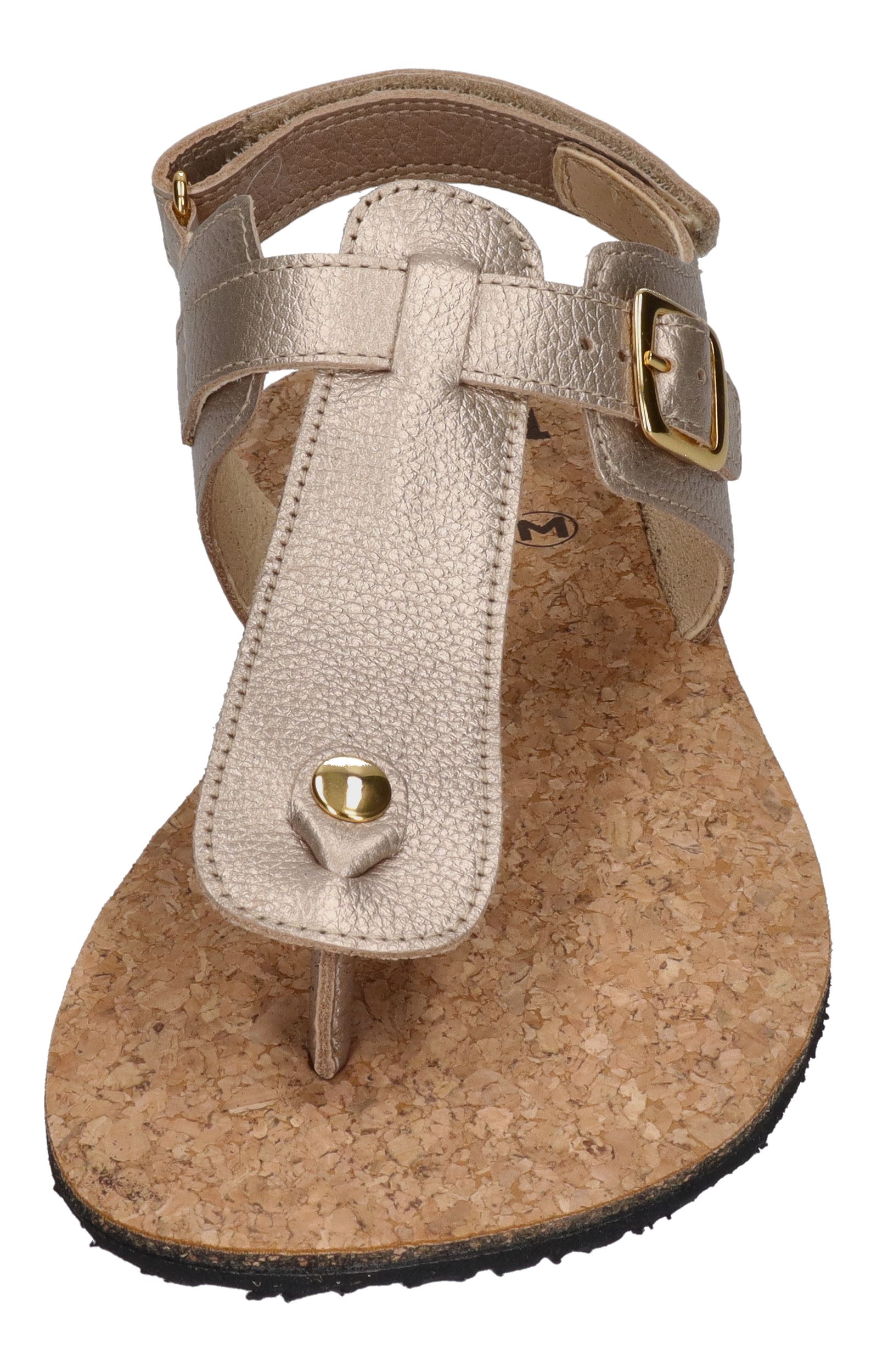 KOEL Barefoot - Damenschuhe Sandalen - ARIANA METALLIC - champagne