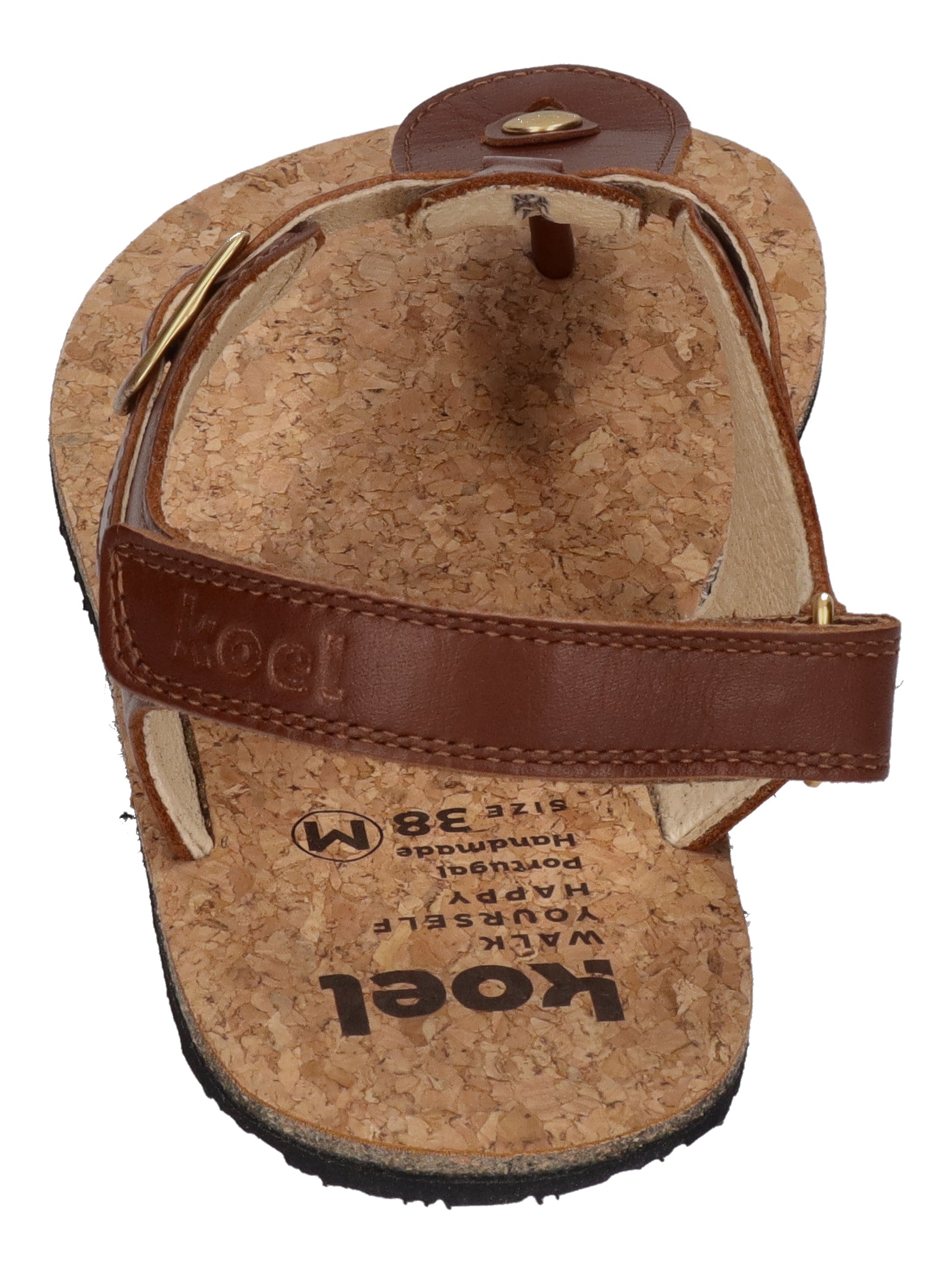 KOEL Barefoot - Damenschuhe Sandalen - ARIANA - cognac