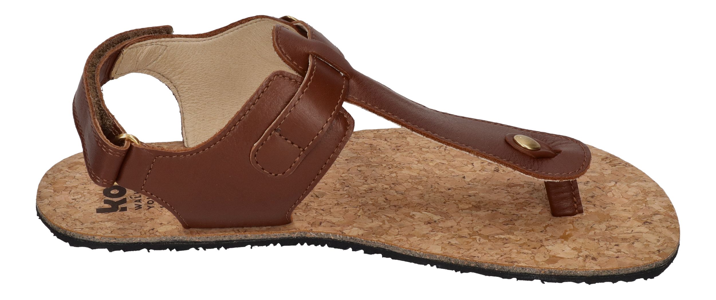 KOEL Barefoot - Damenschuhe Sandalen - ARIANA - cognac