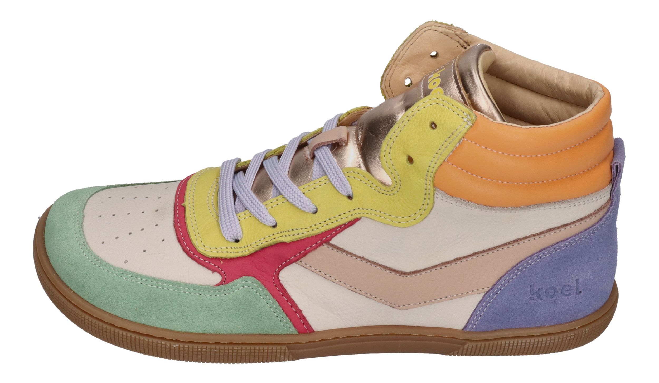 KOEL Barefoot Damenschuhe Sneakers FLORITA LEATHER green