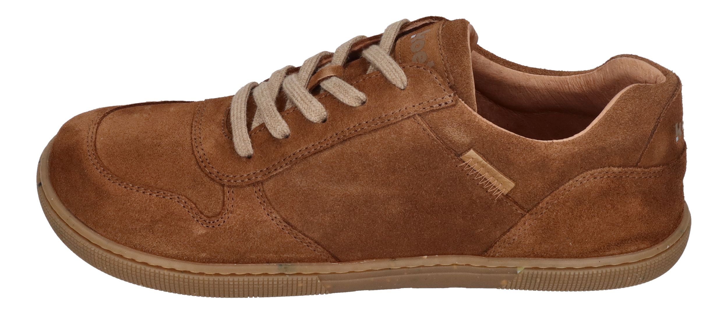 KOEL Barefoot Damenschuhe Sneakers FRANCIE SUEDE ECO cognac