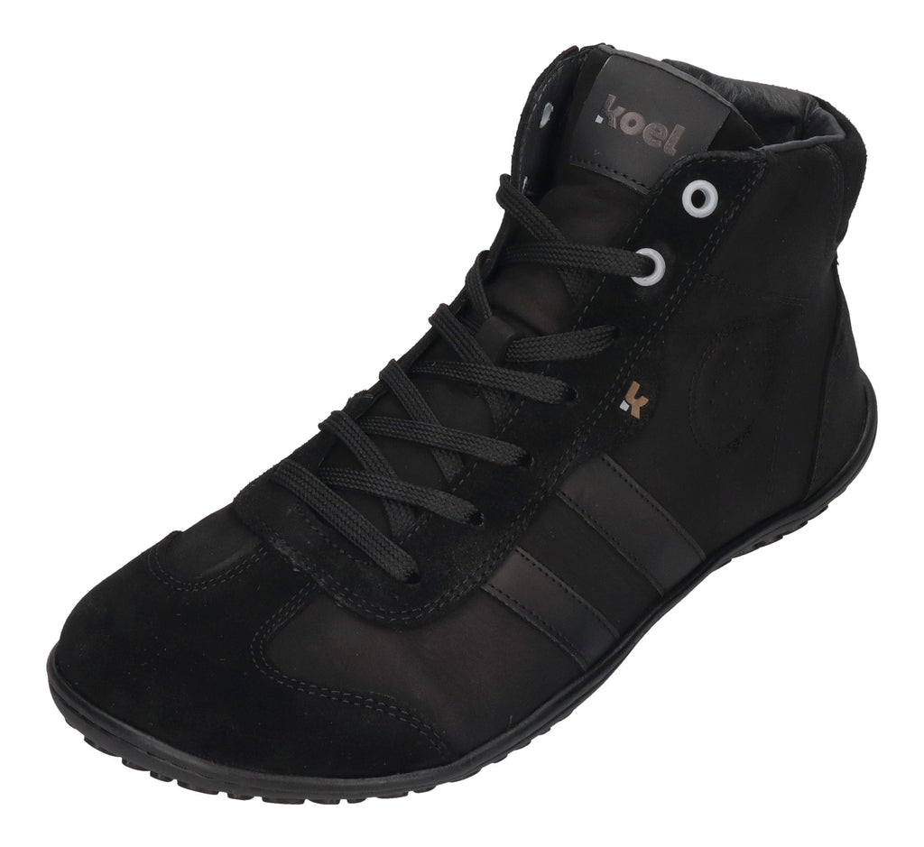 KOEL Barefoot Damenschuhe Sneakers - IKAR NUBUK - black