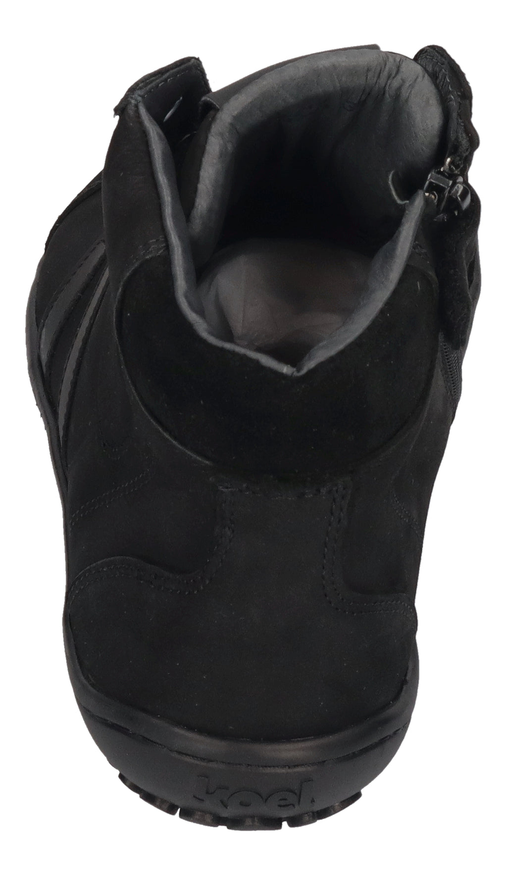KOEL Barefoot Damenschuhe Sneakers - IKAR NUBUK - black