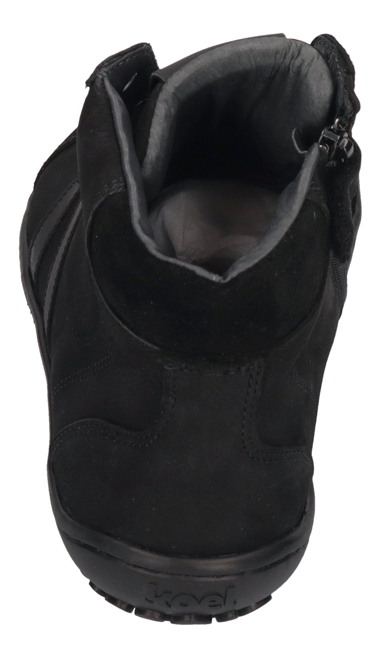 KOEL Barefoot Damenschuhe Sneakers - IKAR NUBUK - black