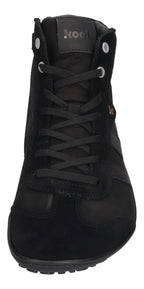 KOEL Barefoot Damenschuhe Sneakers - IKAR NUBUK - black