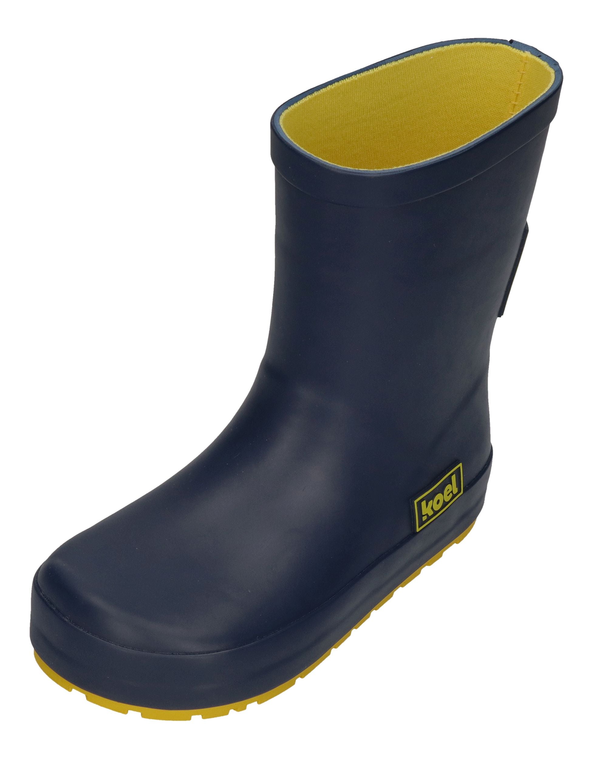 KOEL Barefoot Gummistiefel - WELLIE BARE SOLID V2 - blue