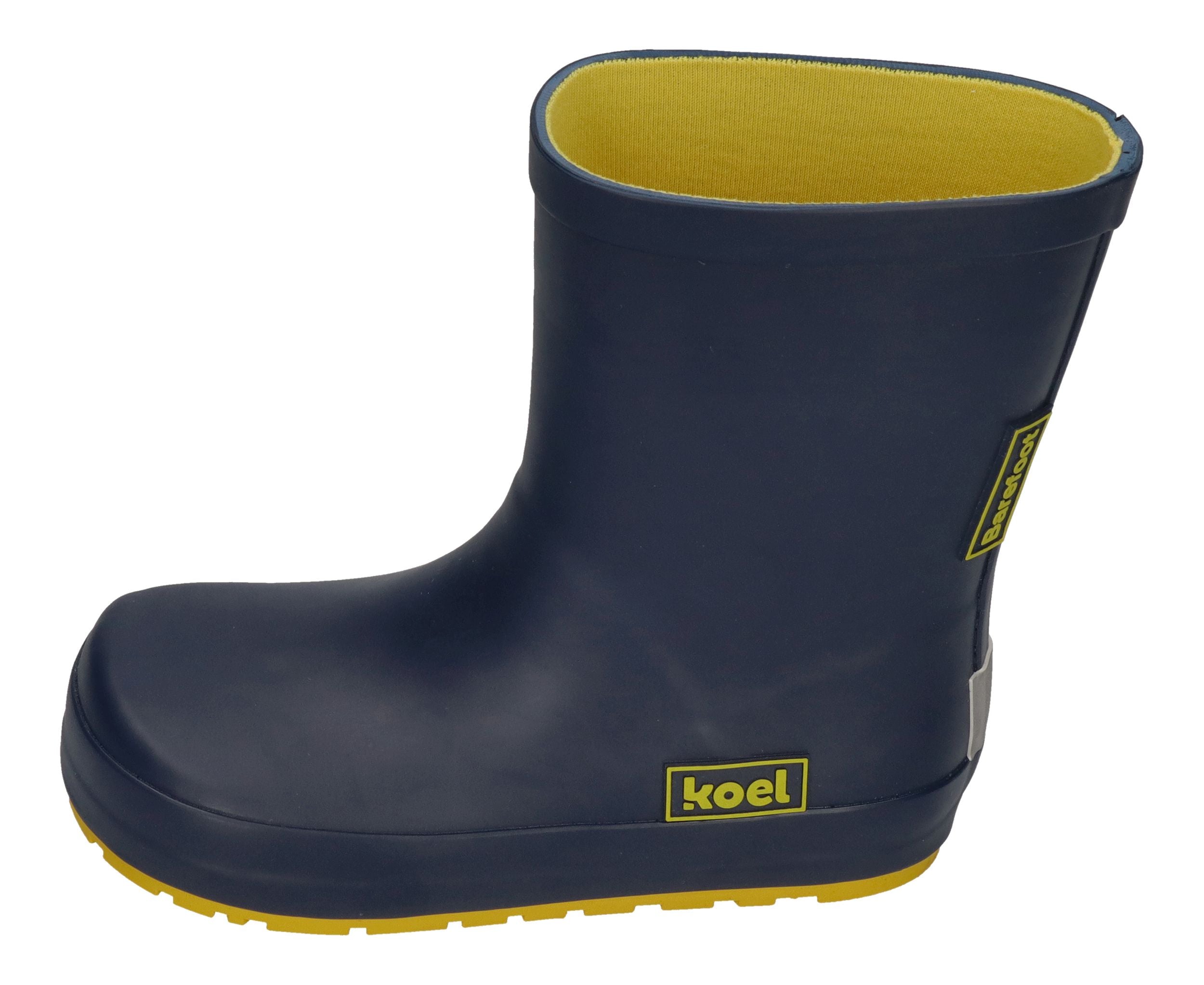 KOEL Barefoot Gummistiefel - WELLIE BARE SOLID V2 - blue