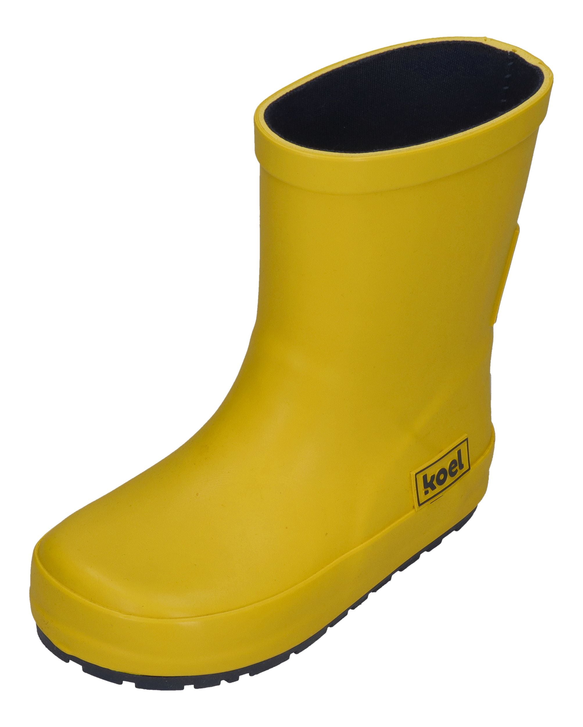 KOEL Barefoot Gummistiefel WELLIE BARE SOLID V2 yellow