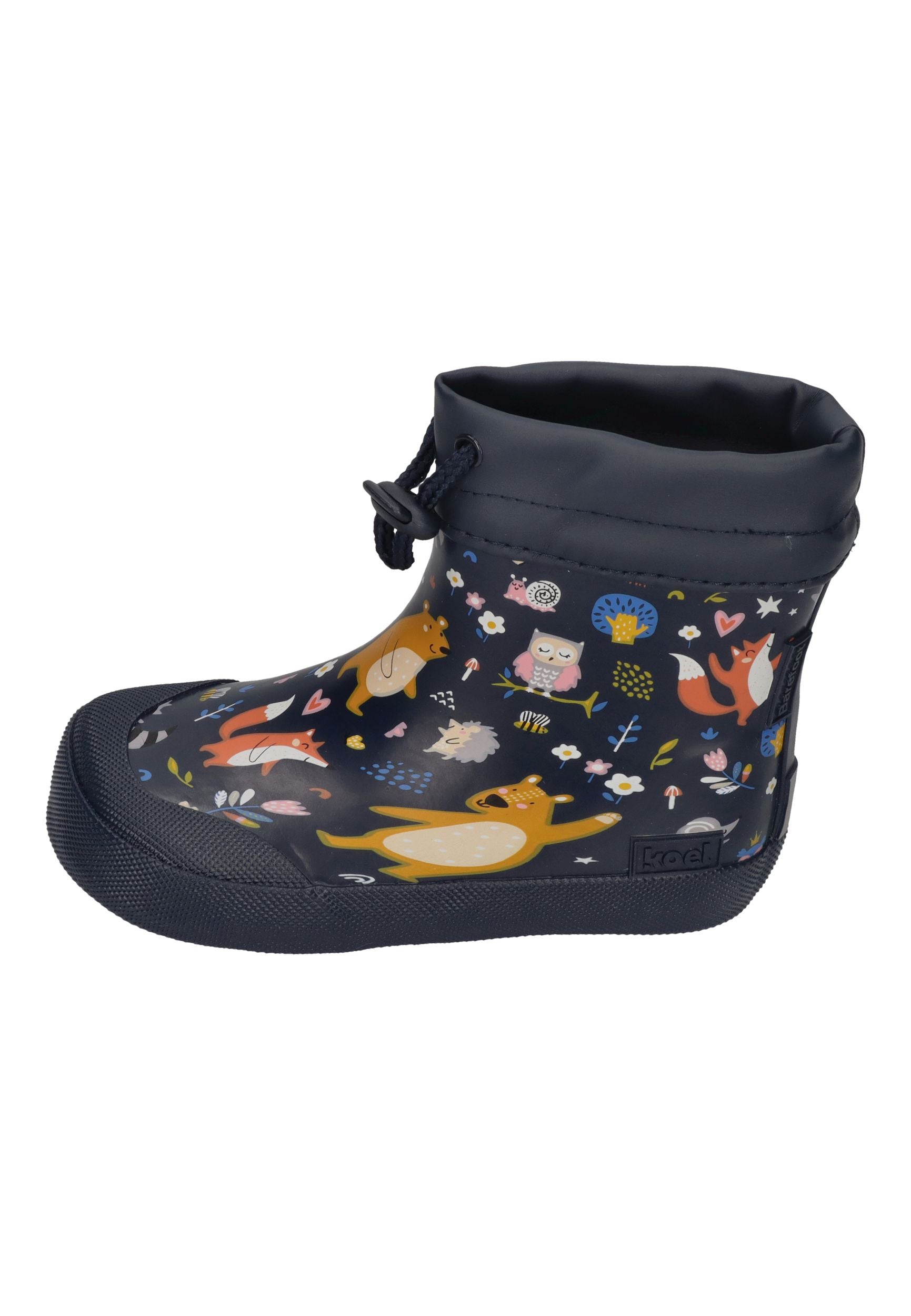 KOEL Barefoot Gummistiefel für Kleinkinder WELLIE bear blue