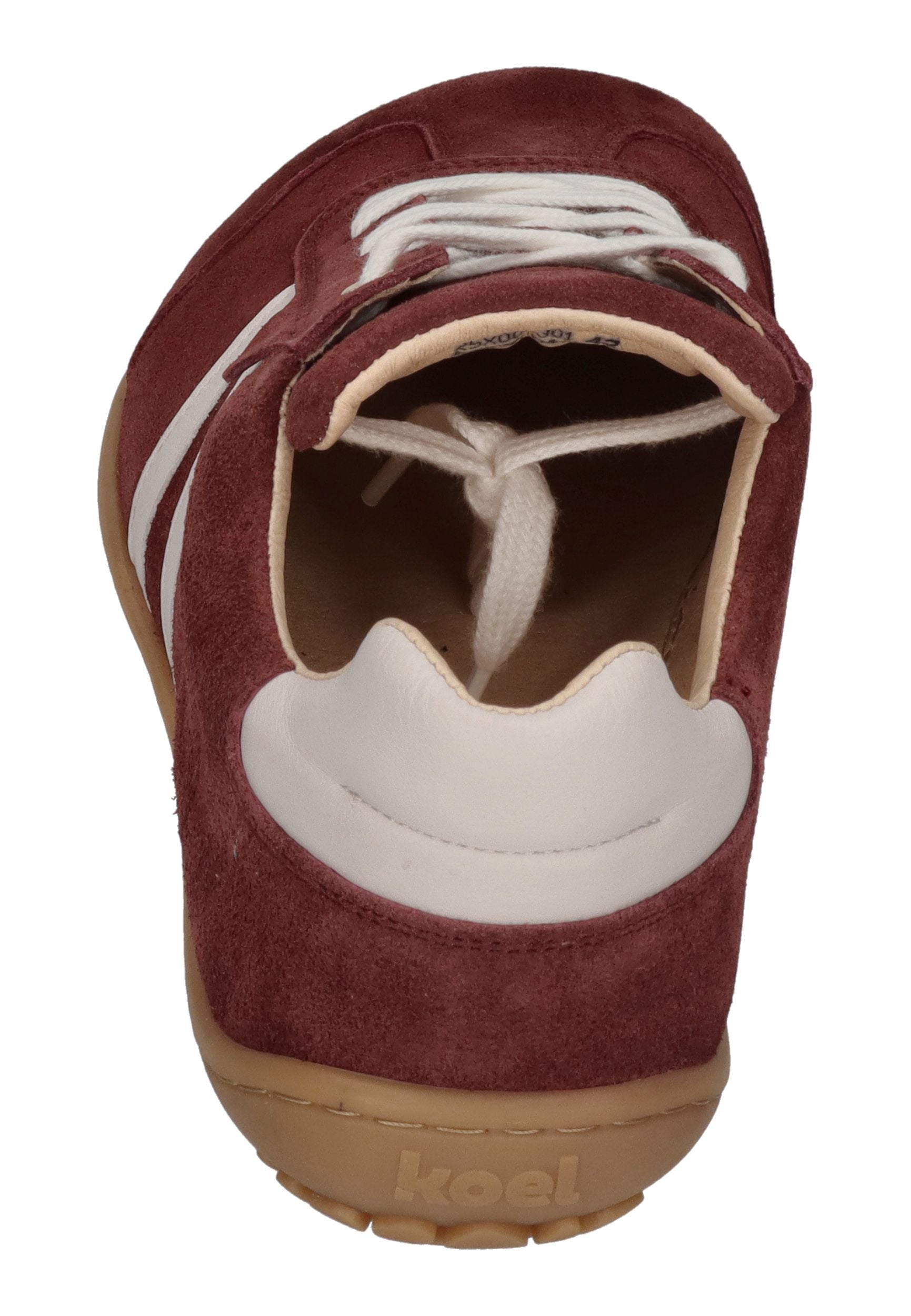 KOEL Barefoot Herrenschuhe Sneakers ILO SUEDE bordo