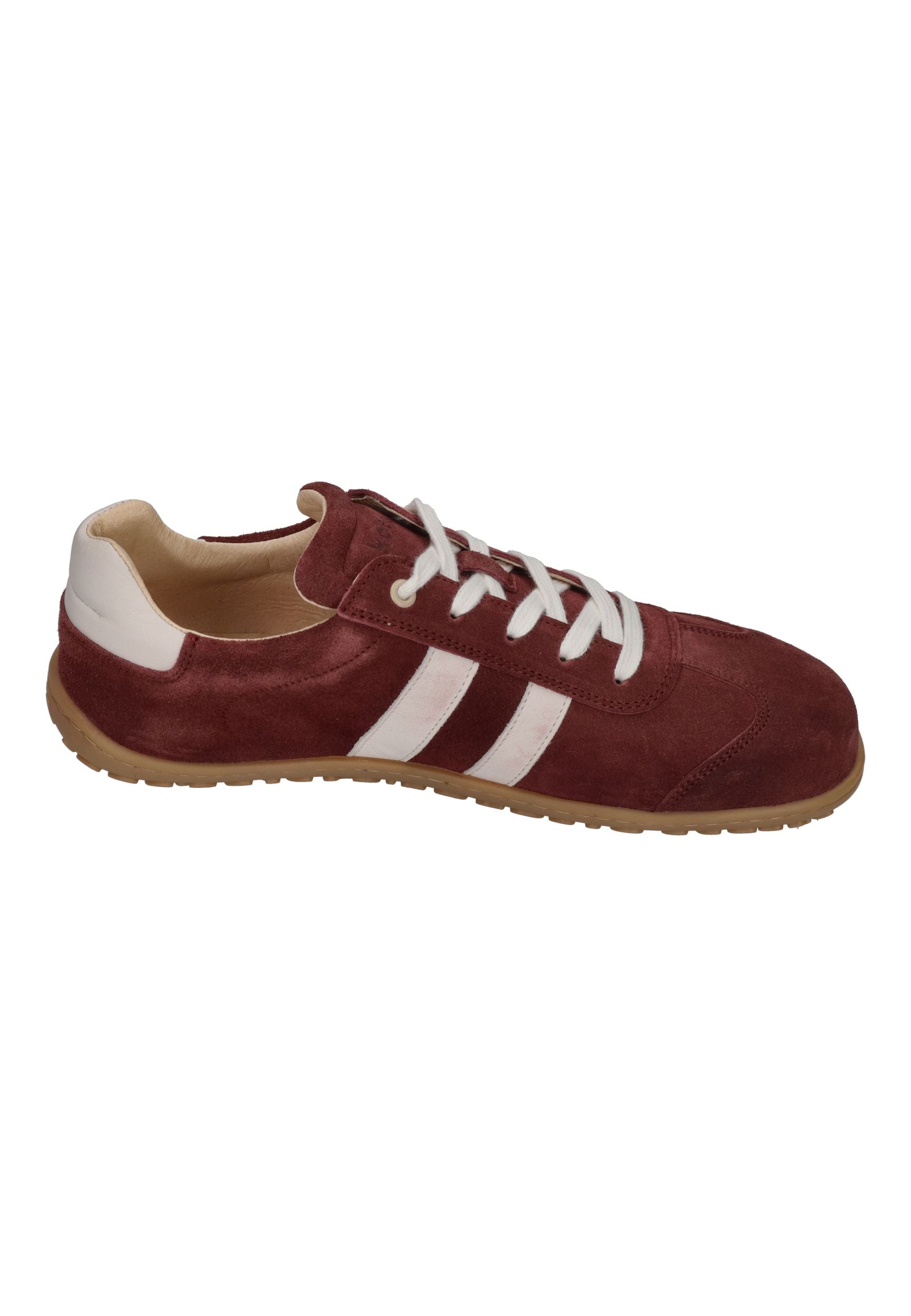 KOEL Barefoot Herrenschuhe Sneakers ILO SUEDE bordo