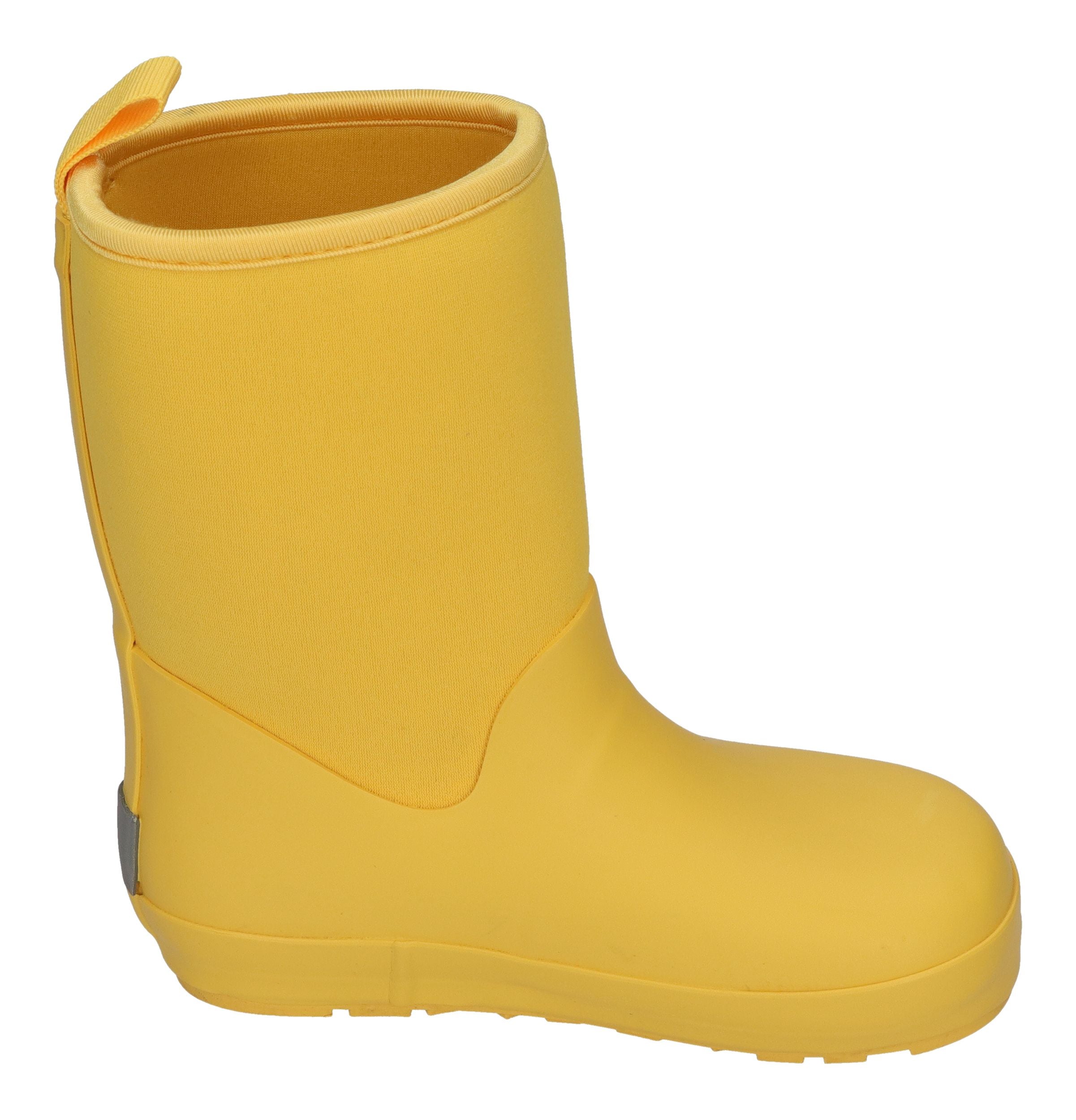 KOEL Barefoot Kinder Gummistiefel NEOPREN WELLIE yellow