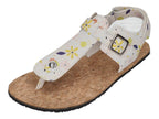 KOEL Barefoot Kinder Sandalen- ABRIANA PRINT off white