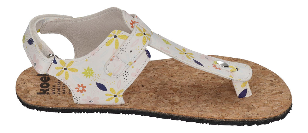 KOEL Barefoot Teenager Sandalen- ABRIANA PRINT off white