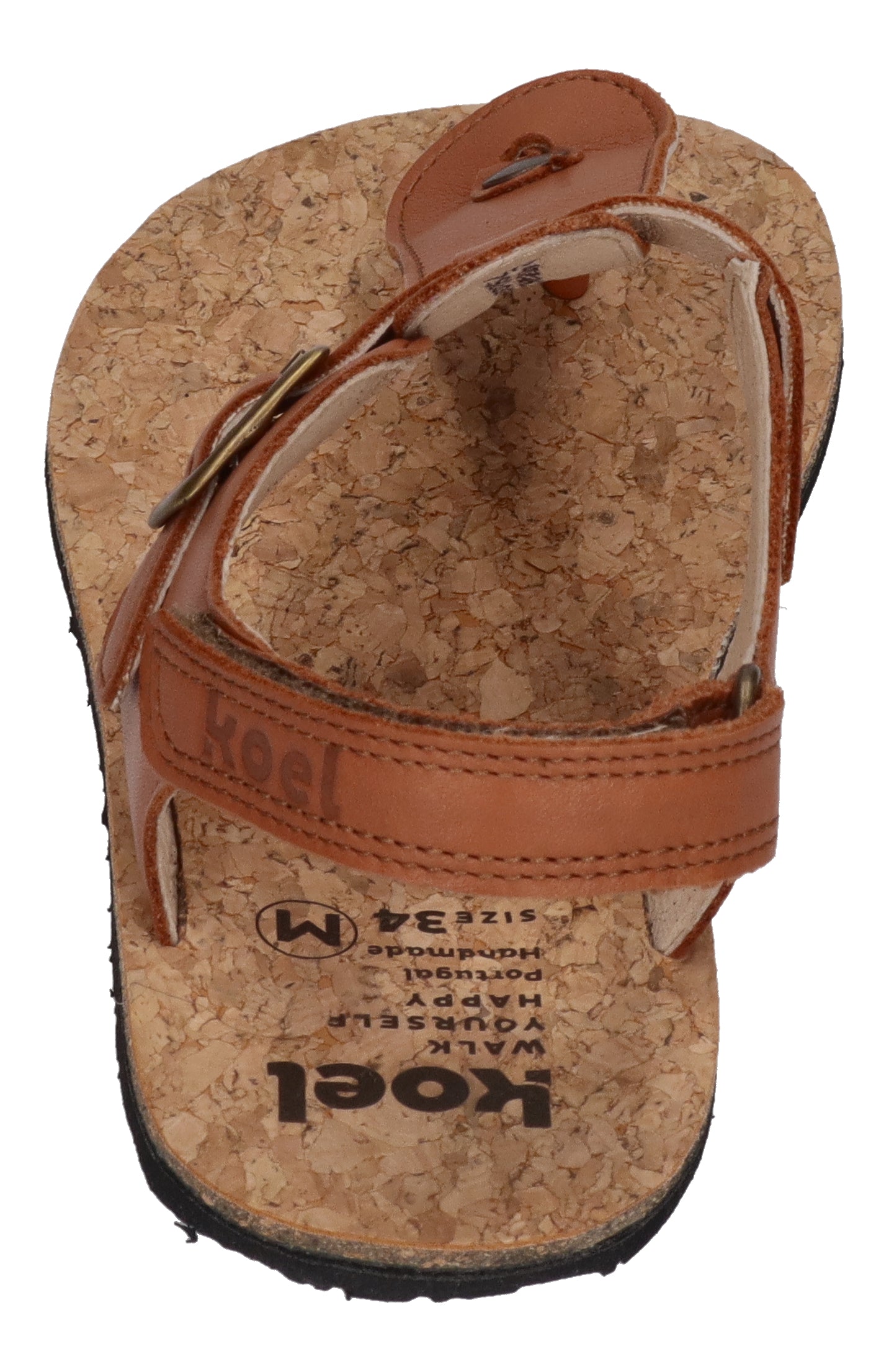 KOEL Barefoot - Kinder Sandalen - ABRIANA NAPA cognac