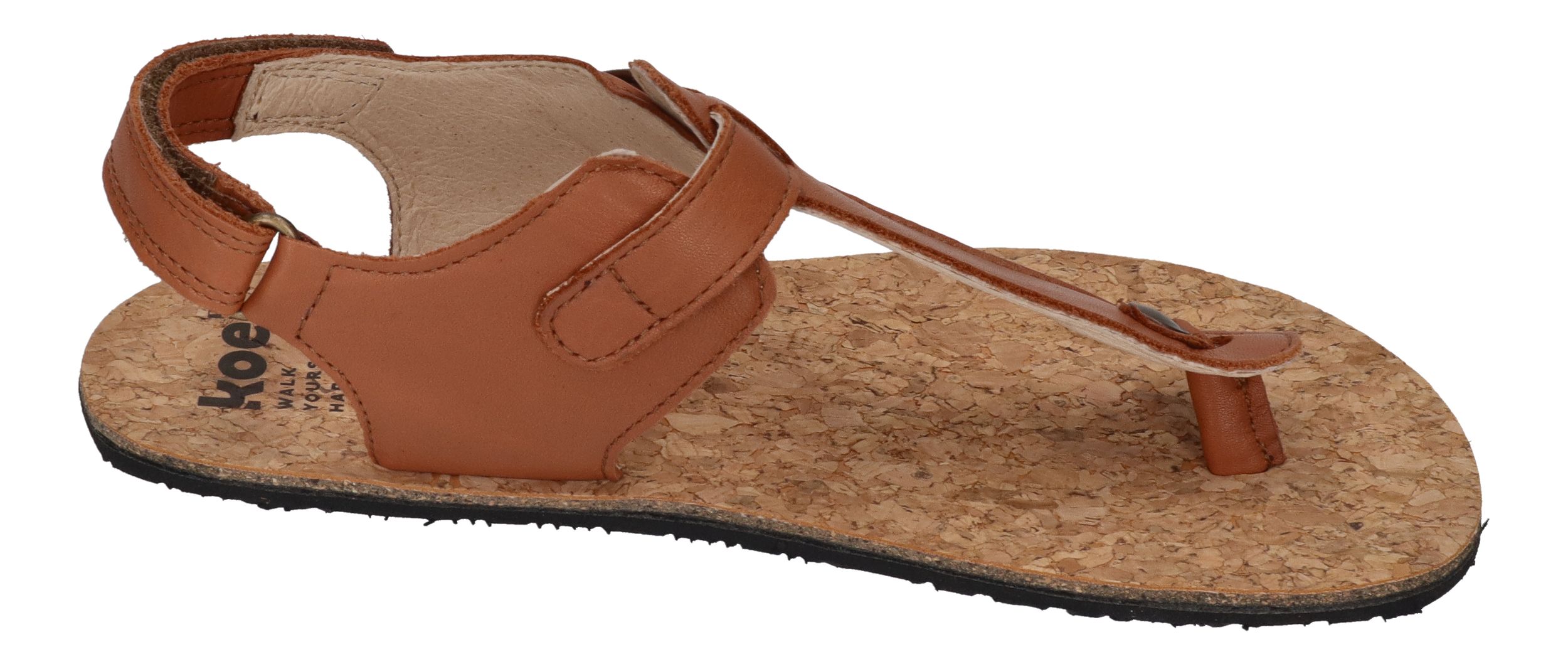 KOEL Barefoot - Kinder Sandalen - ABRIANA NAPA cognac