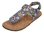 KOEL Barefoot Kinder Sandalen ABRIANA PRINT garden blue