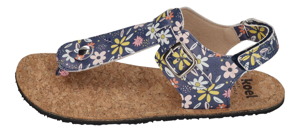 KOEL Barefoot Teenager Sandalen ABRIANA PRINT garden blue