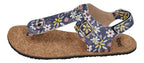 KOEL Barefoot Teenager Sandalen ABRIANA PRINT garden blue