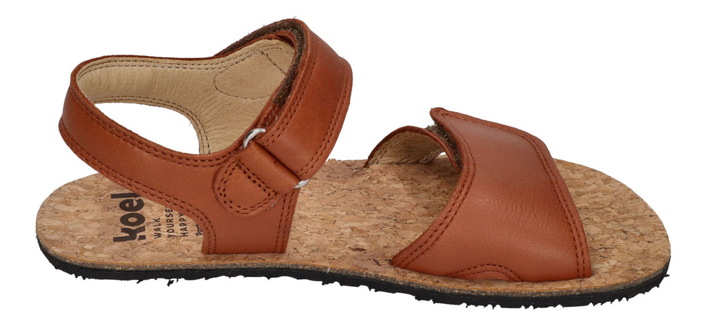 KOEL Barefoot - Kinder Sandalen - ASHLEY NAPA - cognac