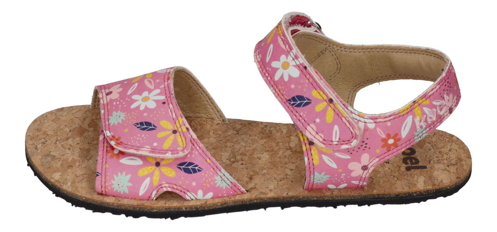 KOEL Barefoot - Kinder Sandalen - ASHLEY PRINT - coral