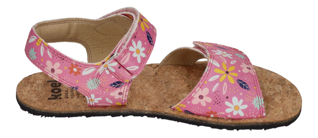 KOEL Barefoot - Kinder Sandalen - ASHLEY PRINT - coral