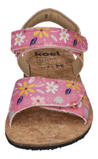 KOEL Barefoot - Kinder Sandalen - ASHLEY PRINT - coral