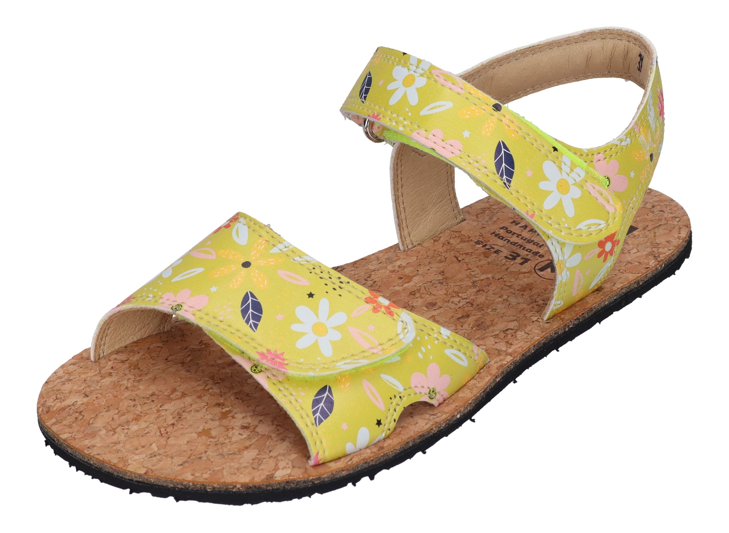 KOEL Barefoot - Kinder Sandalen - ASHLEY PRINT - lime