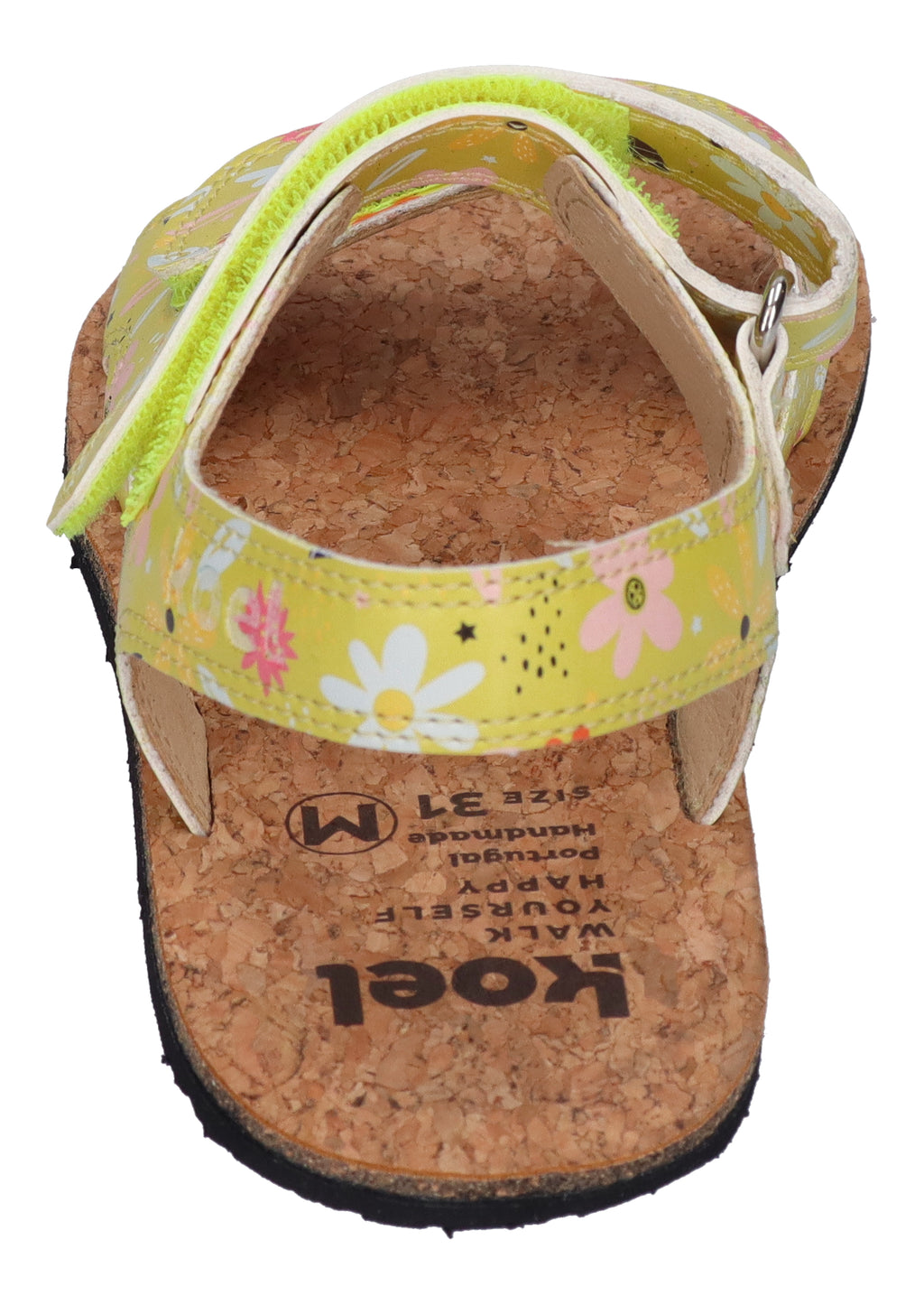 KOEL Barefoot - Teenager Sandalen - ASHLEY PRINT - lime