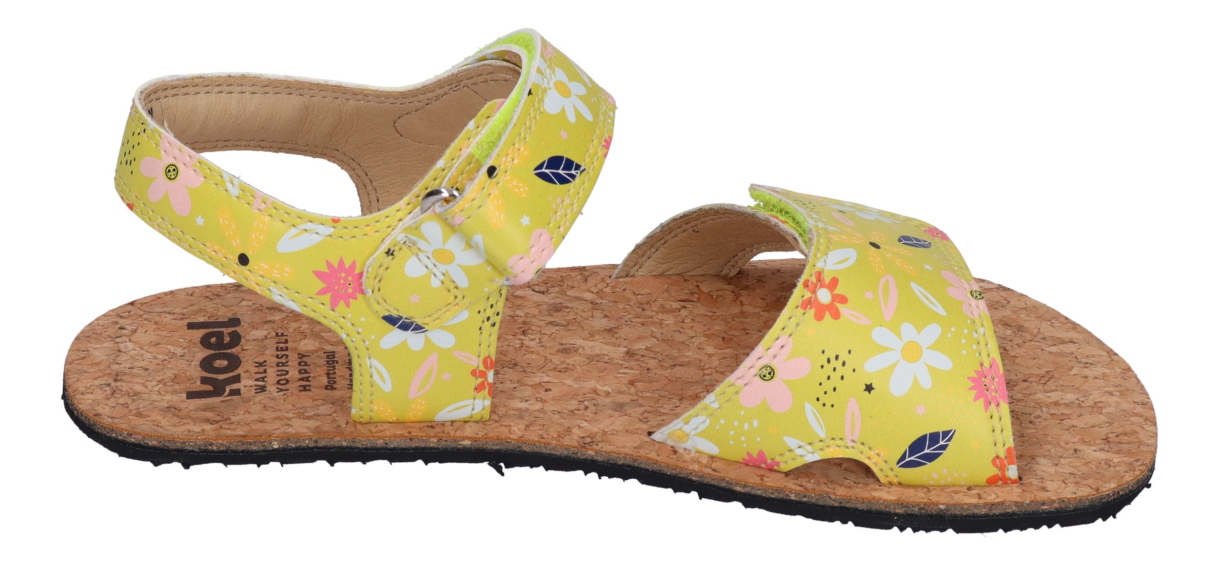 KOEL Barefoot - Kinder Sandalen - ASHLEY PRINT - lime