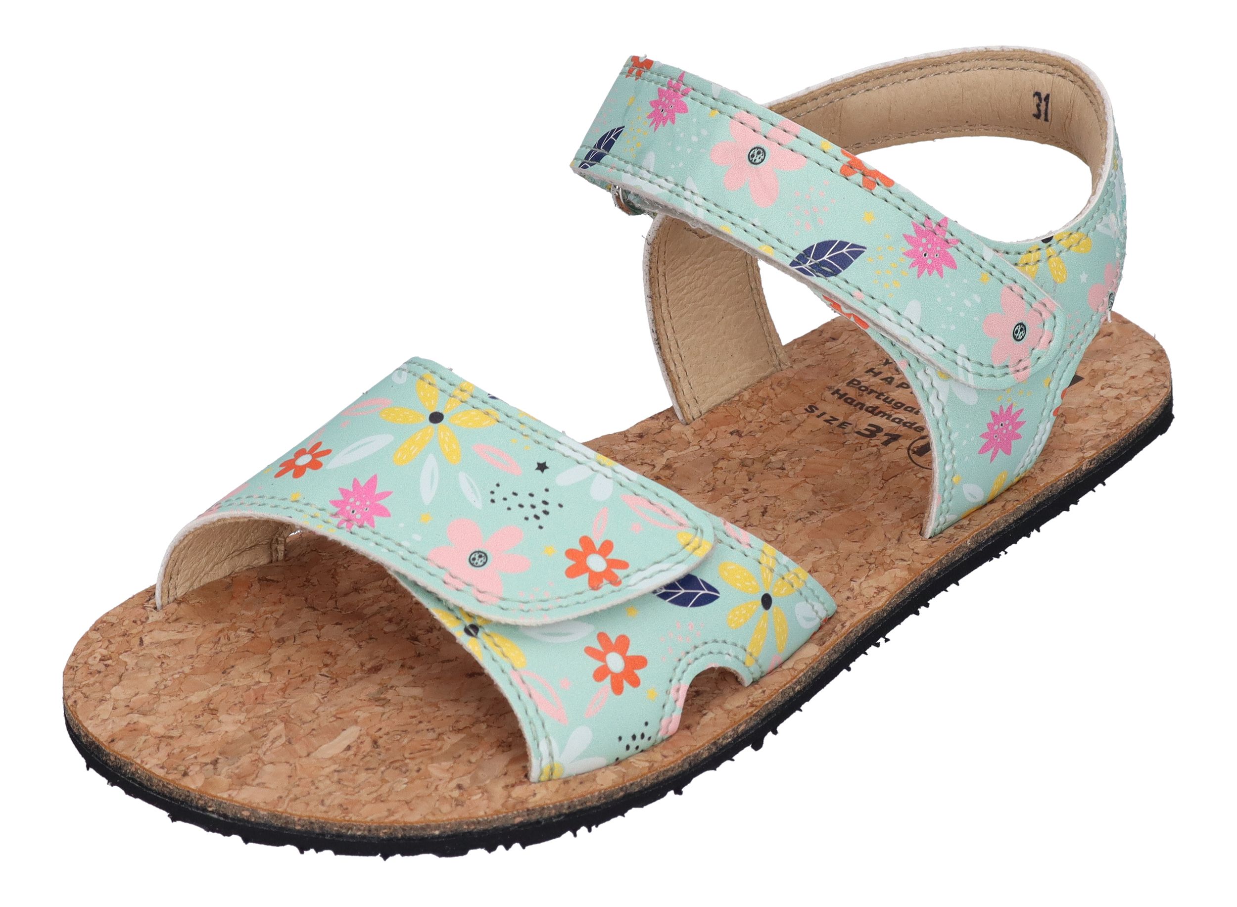 KOEL Barefoot - Kinder Sandalen - ASHLEY PRINT - mint