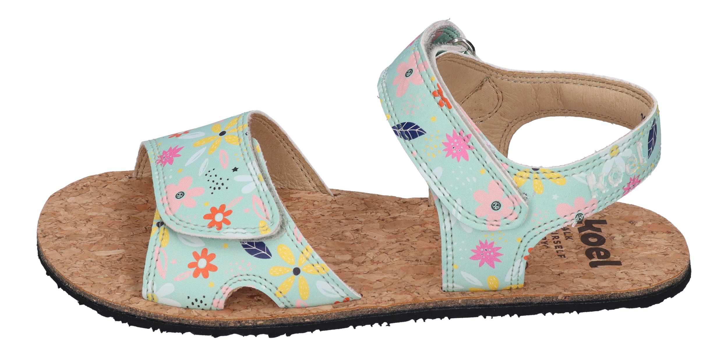 KOEL Barefoot - Kinder Sandalen - ASHLEY PRINT - mint