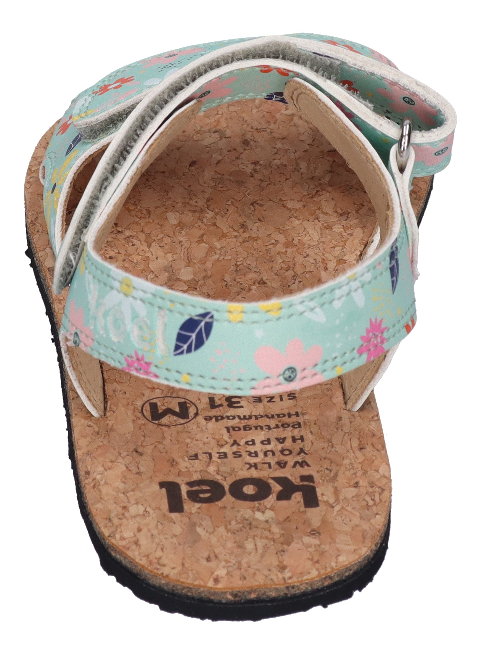 KOEL Barefoot - Kinder Sandalen - ASHLEY PRINT - mint