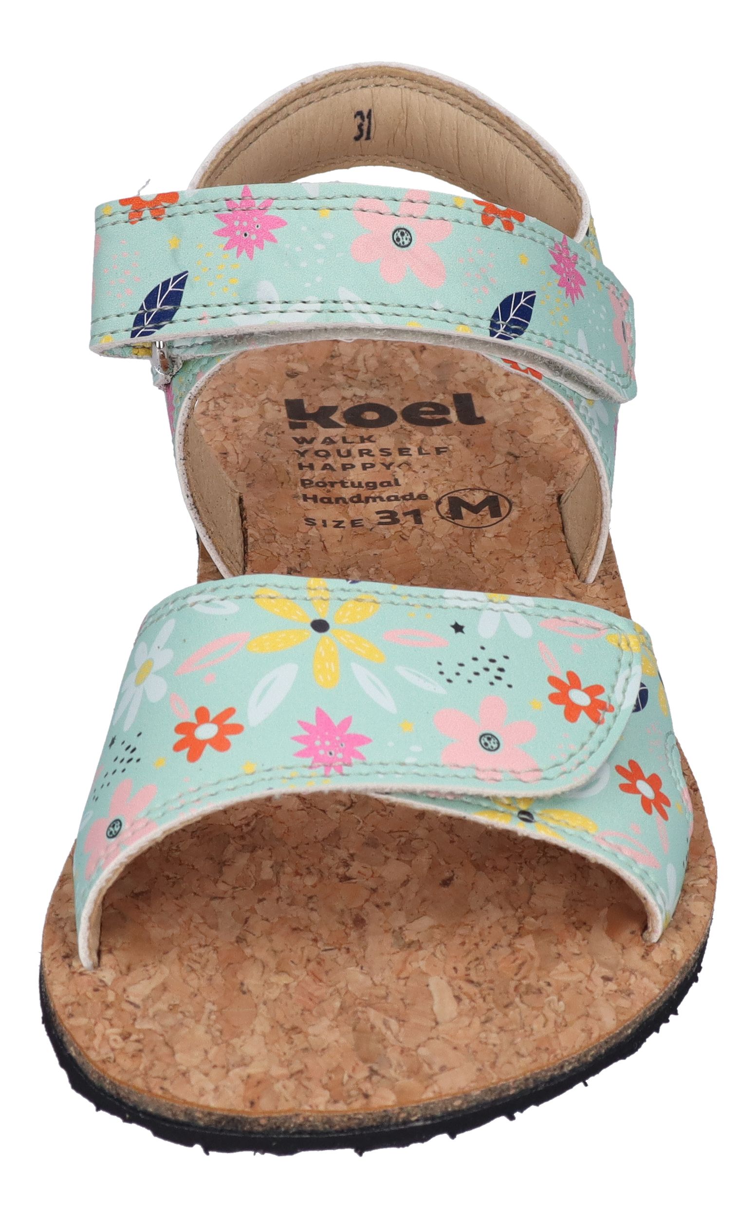 KOEL Barefoot - Teenager Sandalen - ASHLEY PRINT - mint