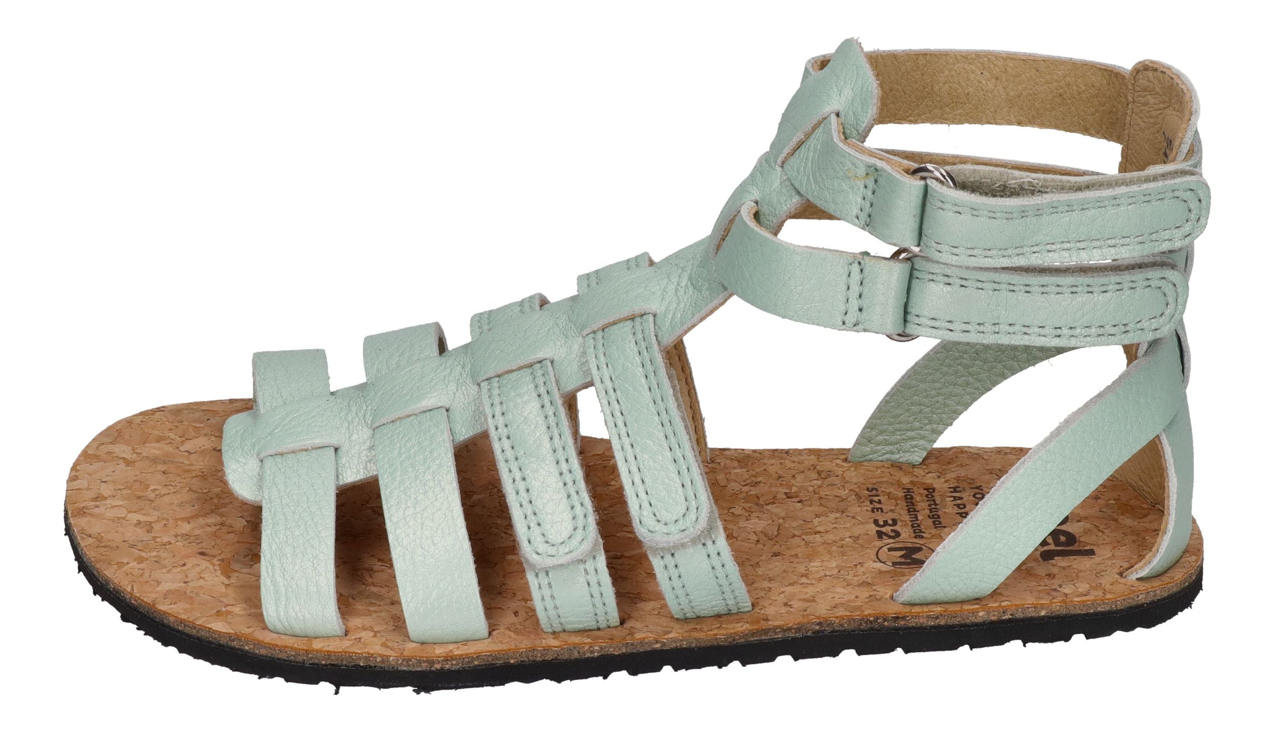 KOEL Barefoot - Teenager Sandalen - AURA METALLIC - mint