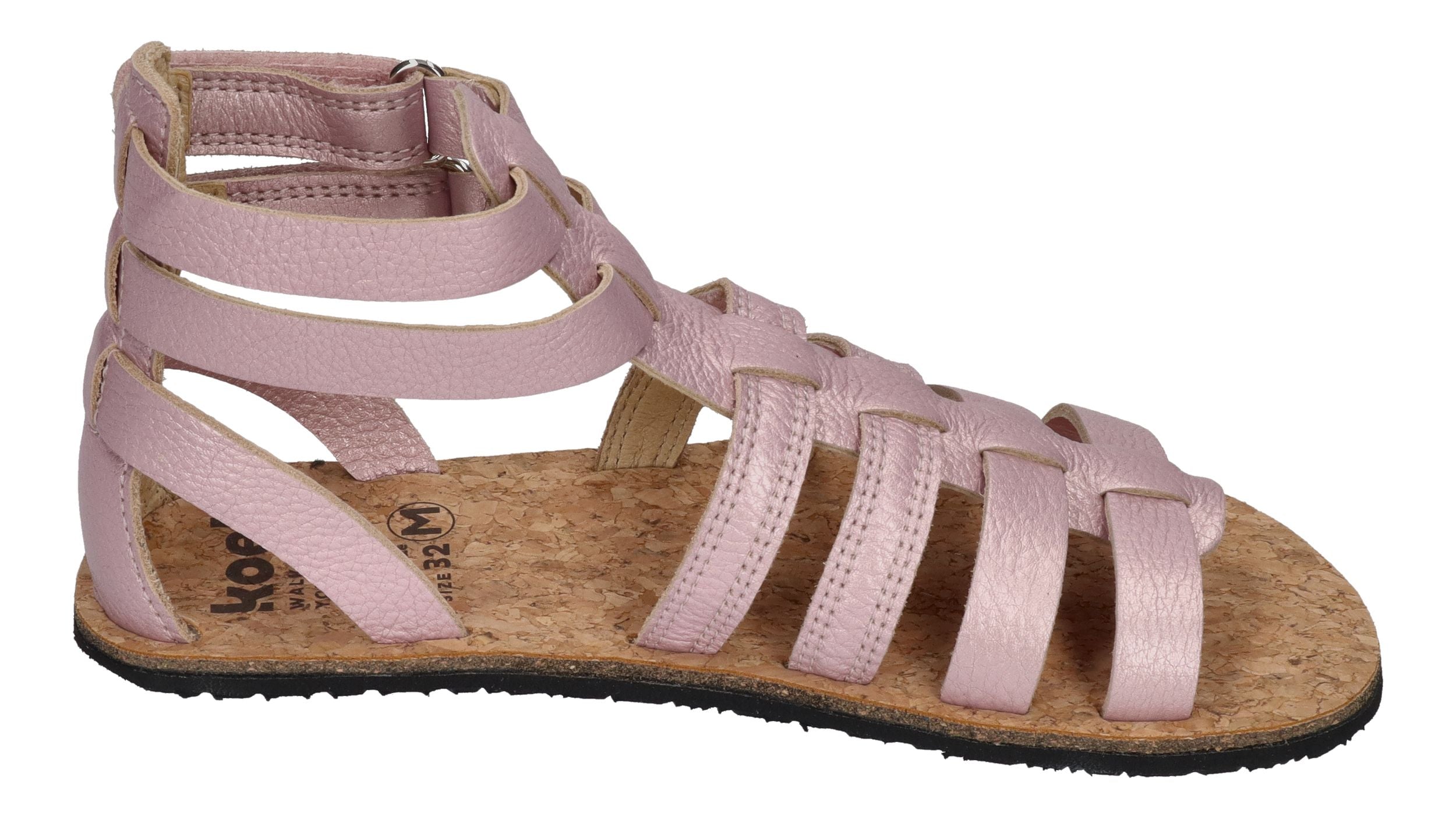 KOEL Barefoot - Kinder Sandalen - AURA METALLIC - pink