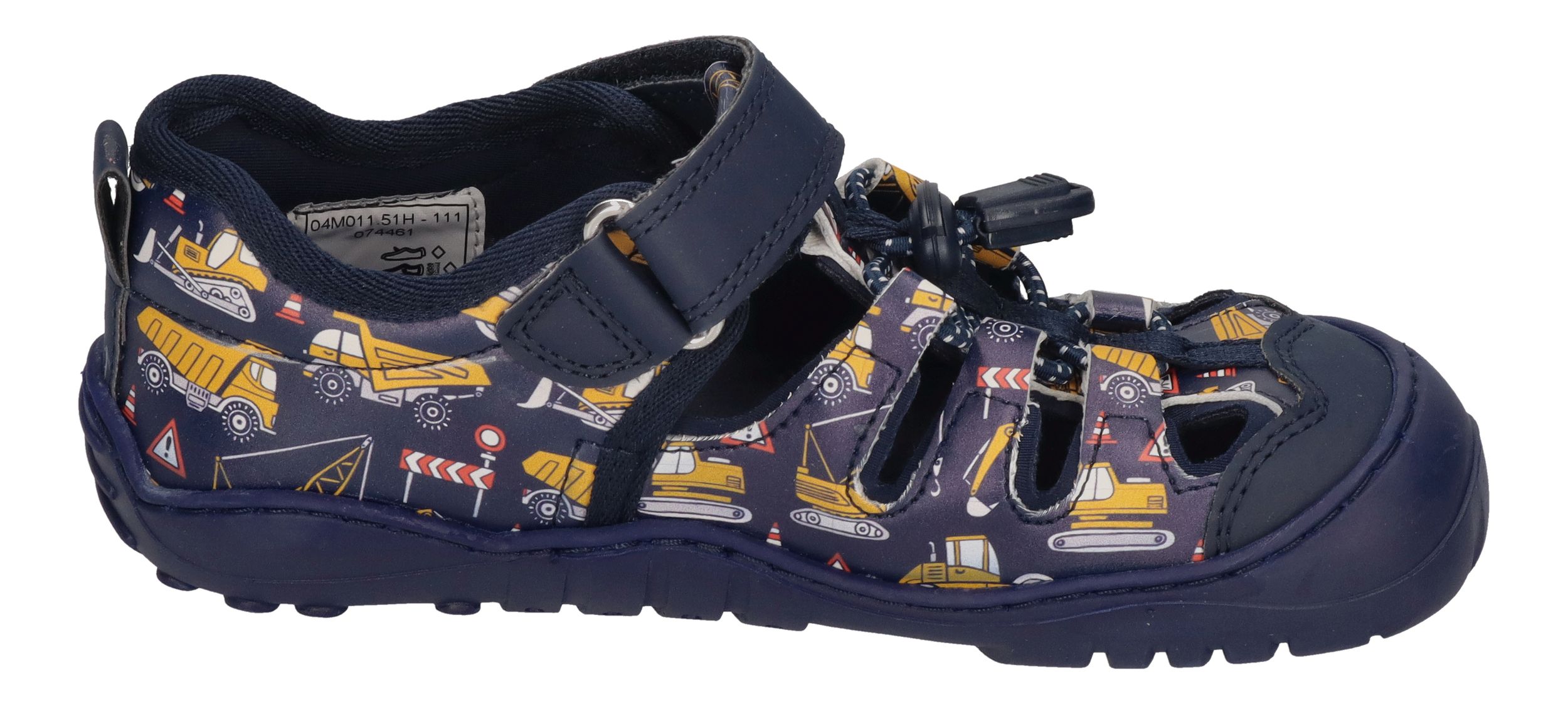 KOEL Barefoot Kinder Sandalen MADISON 2.0 PRINT Tractor Blue