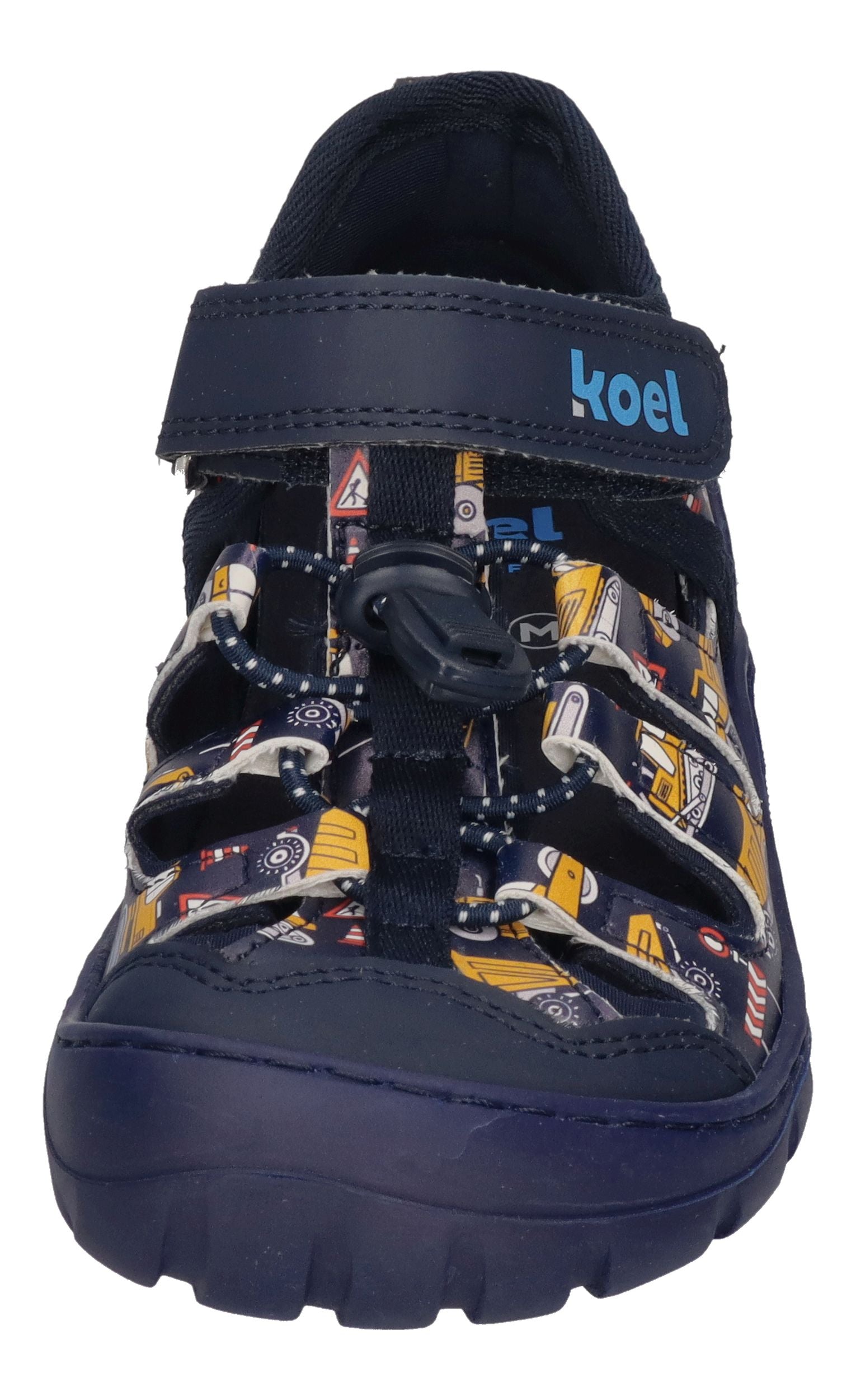 KOEL Barefoot Kinder Sandalen MADISON 2.0 PRINT Tractor Blue