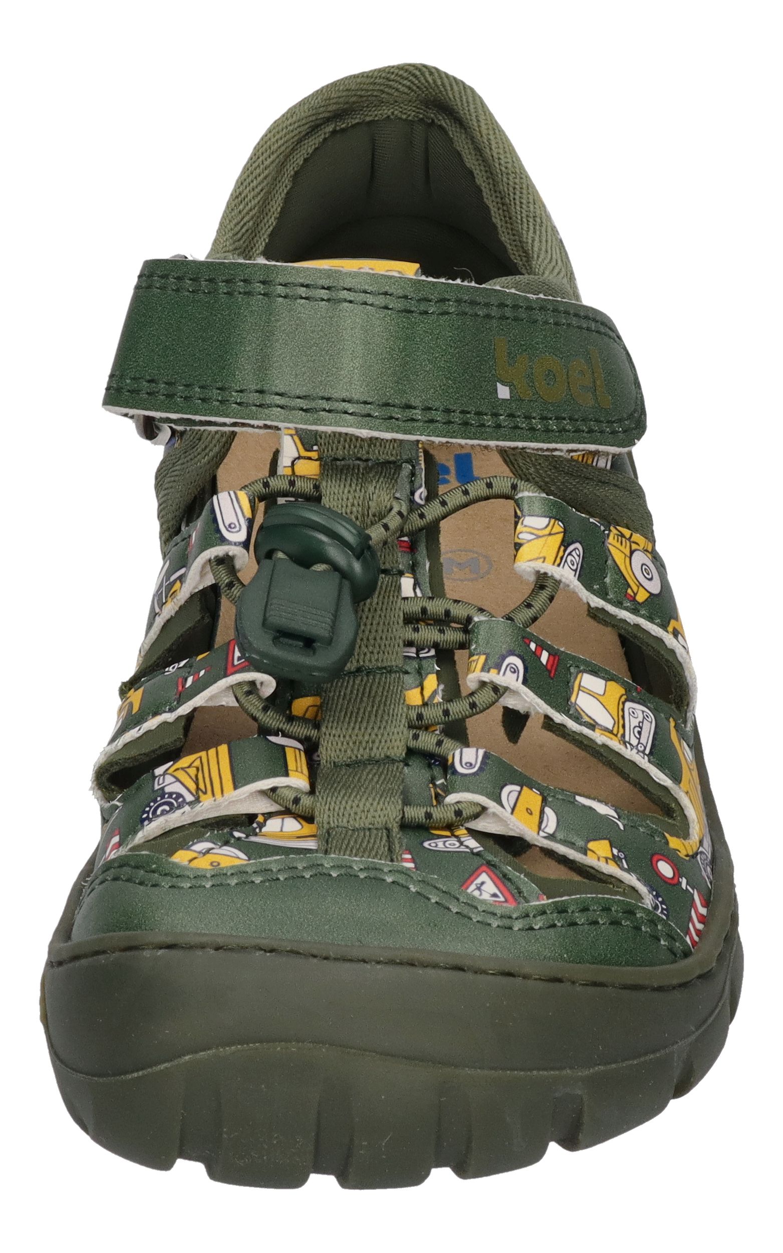 KOEL Barefoot Kinder Sandalen MADISON 2.0 PRINT Tractor Green