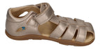KOEL Barefoot Kinder Sandalen OLA METALIC - champagne