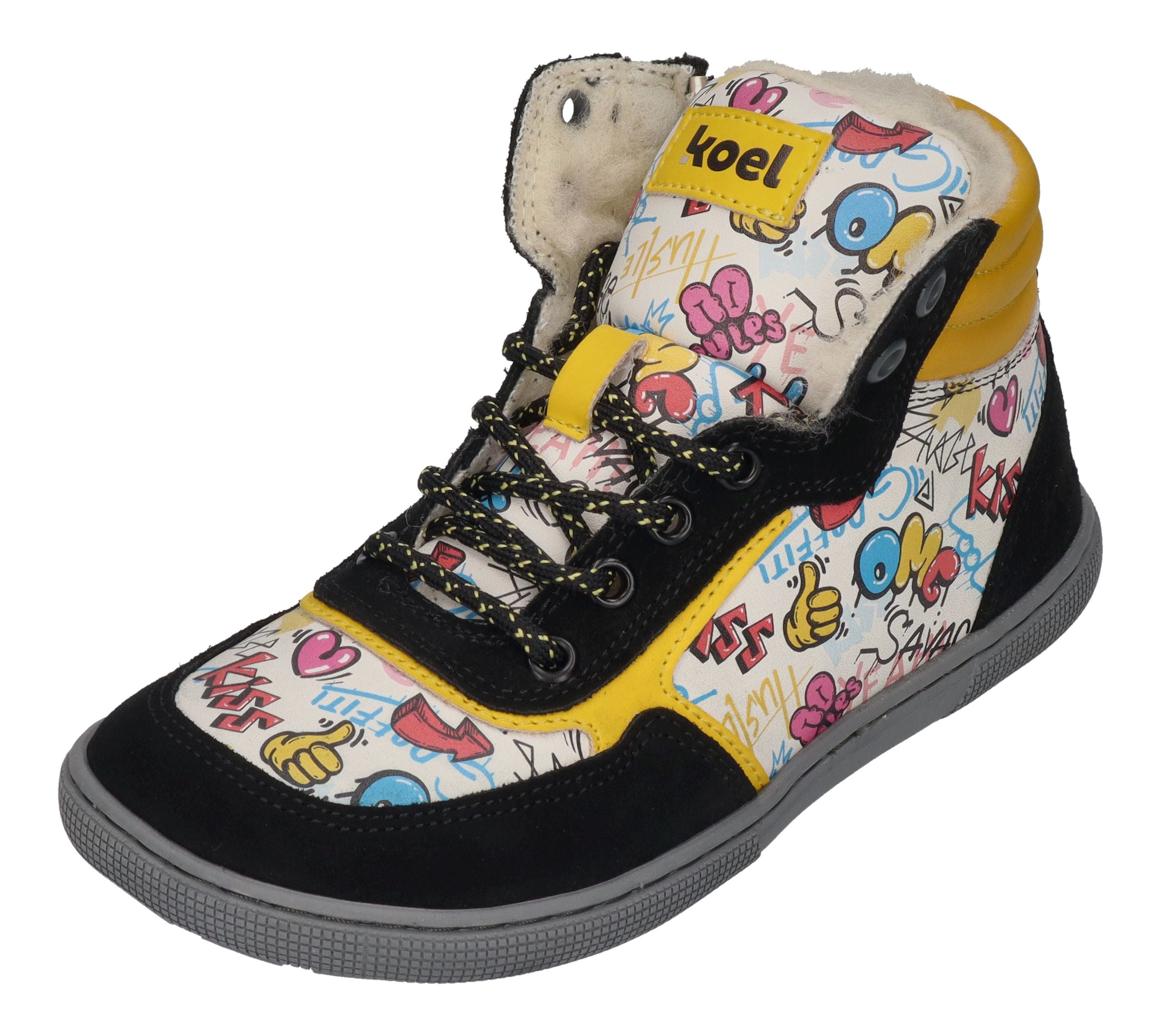 KOEL Barefoot Teenager Sneakers DANISH NAPPA 002 yellow