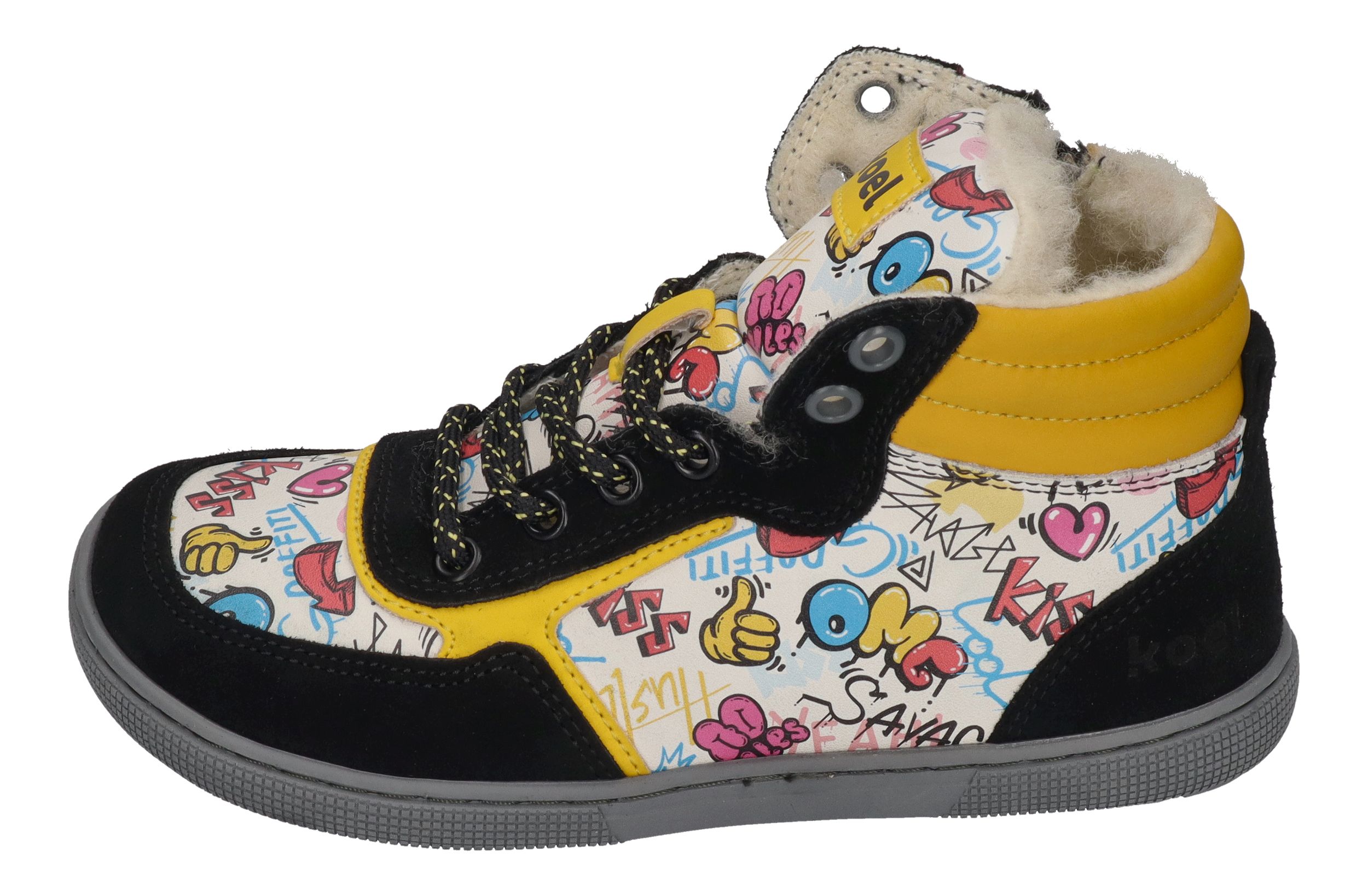 KOEL Barefoot Teenager Sneakers DANISH NAPPA 002 yellow