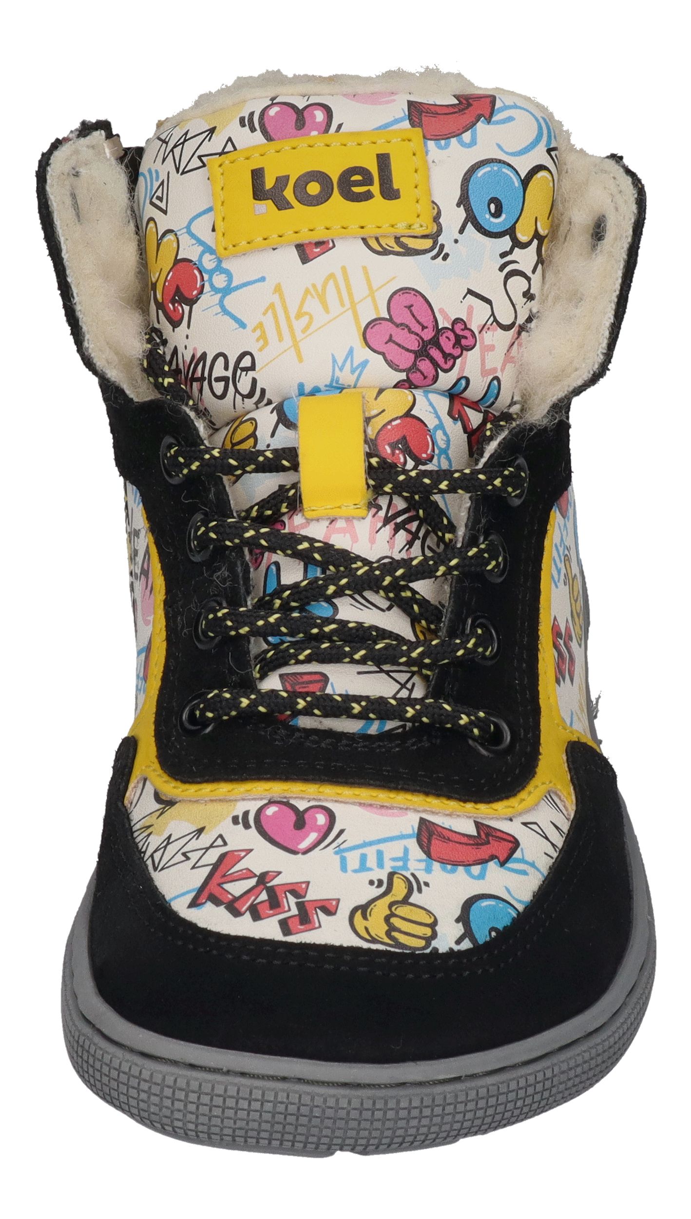 KOEL Barefoot Kinder Sneakers DANISH NAPPA 002 yellow