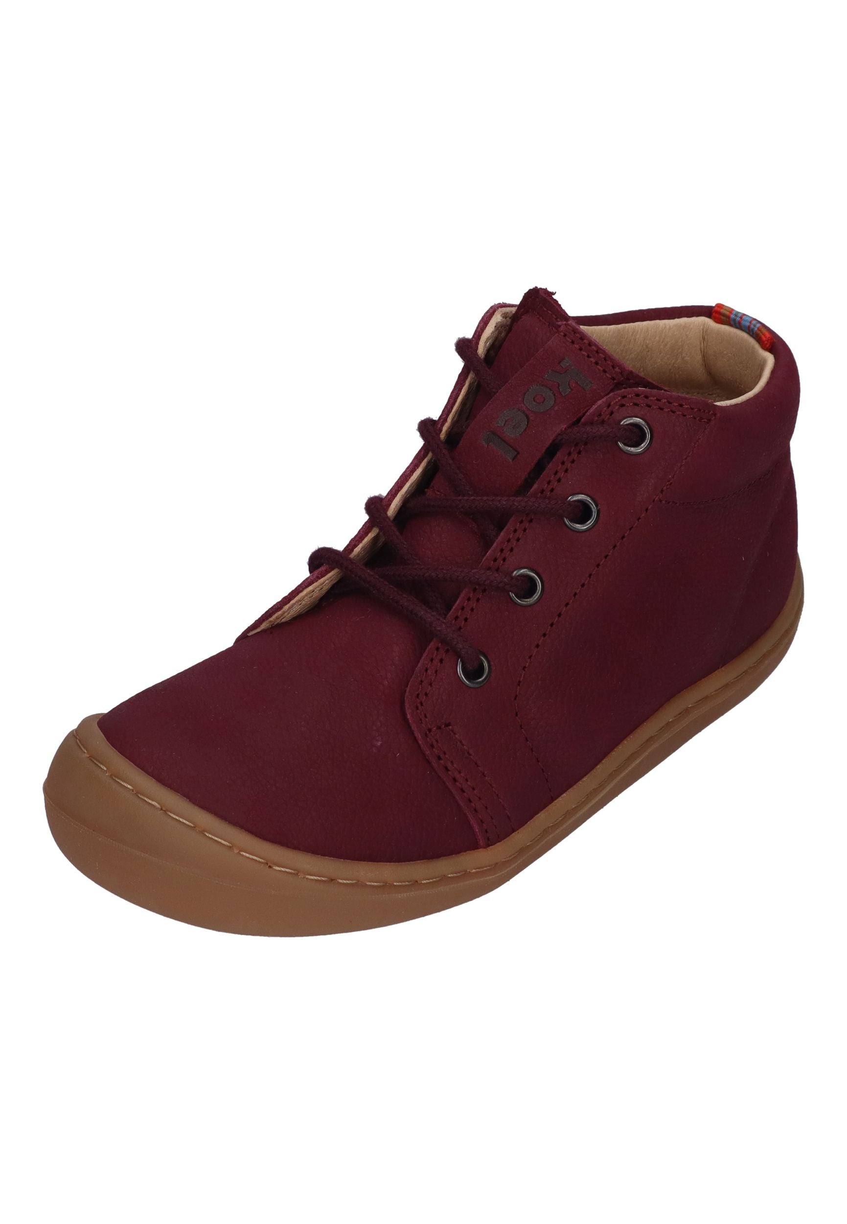 KOEL Barefoot Kinderschuhe BEN M LEATHER - bordo