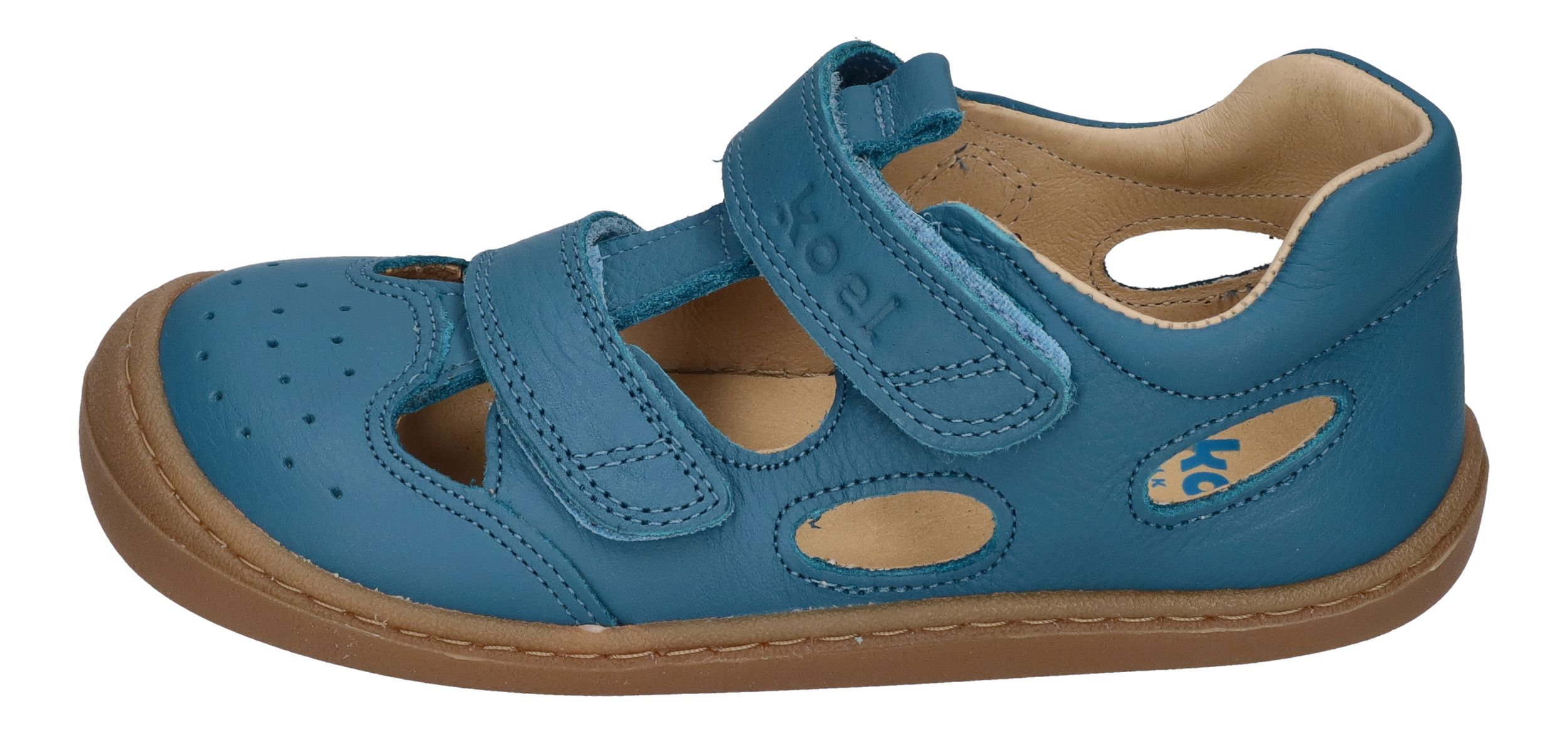 KOEL Barefoot Kinderschuhe - BEP NAPPA - turquoise