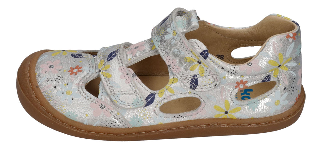 KOEL Barefoot Kinderschuhe - BEP PRINTS - silver