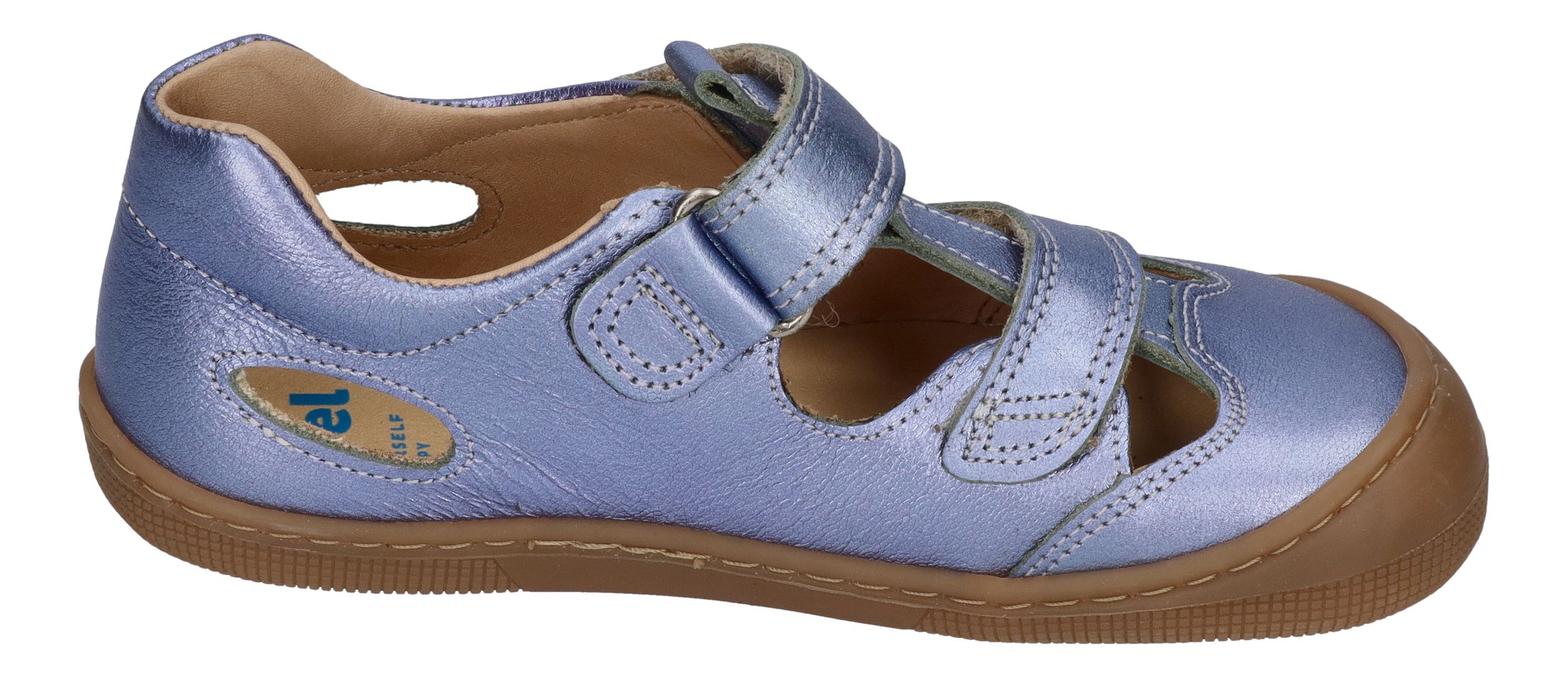 KOEL Barefoot Kinderschuhe - DEEN METALIC - lavandel