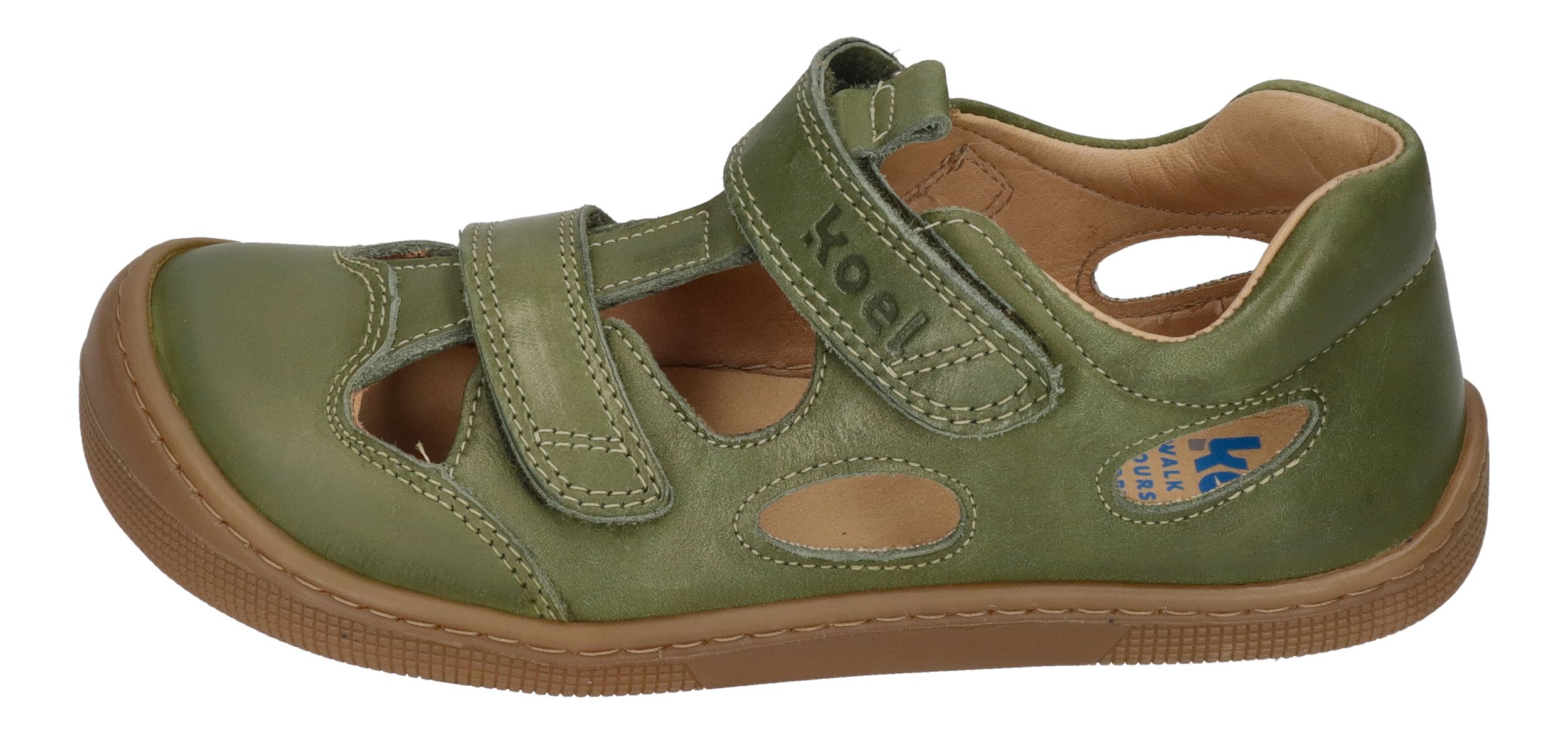 KOEL Barefoot Kinderschuhe - DEEN NAPPA - olive