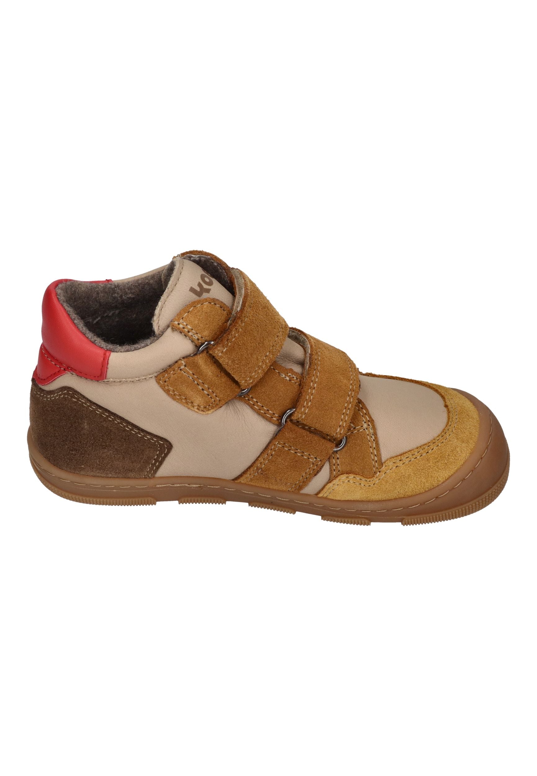 KOEL Barefoot Kinderschuhe - KALI LEATHER extra weit - taupe