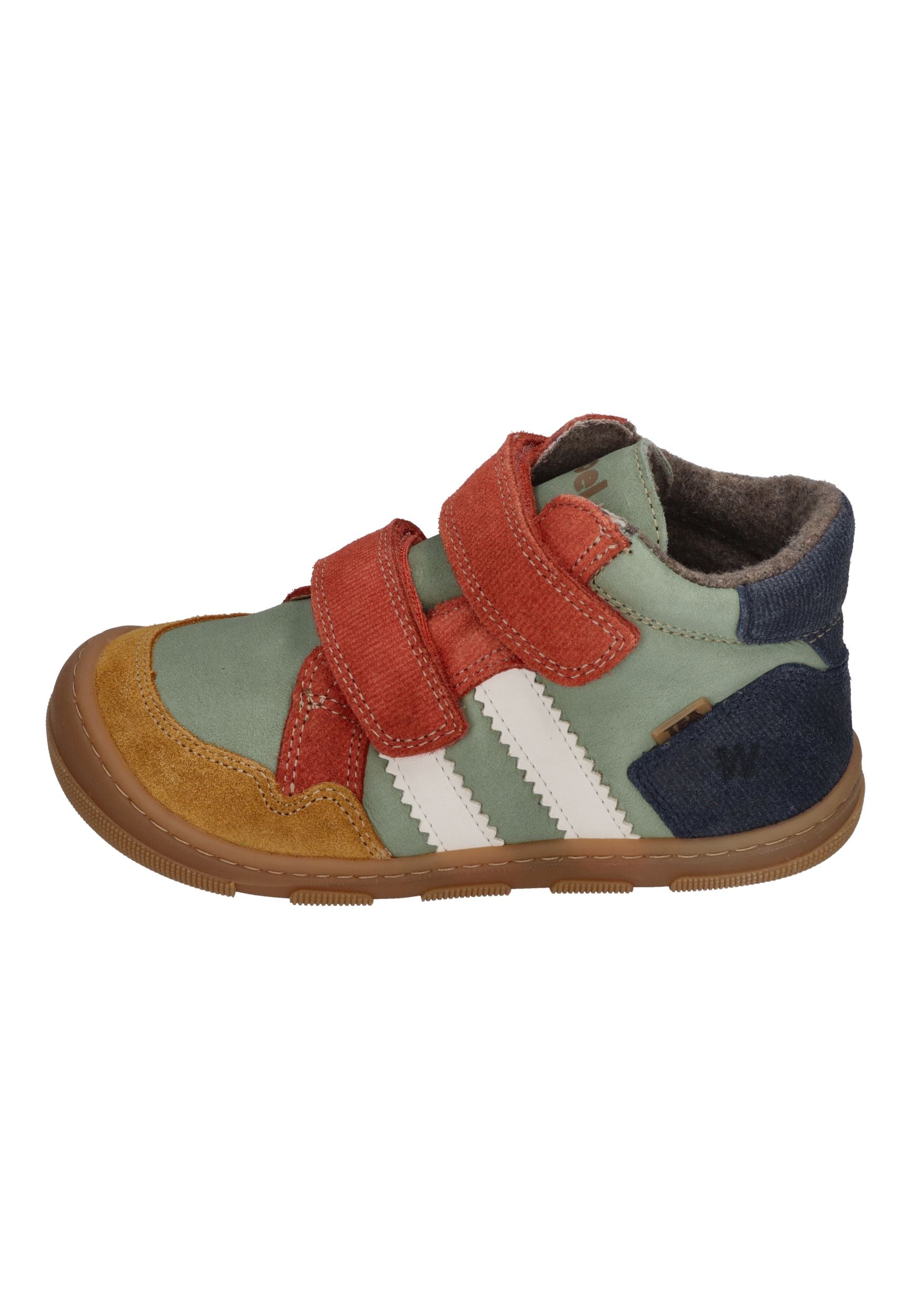 KOEL Barefoot Kinderschuhe - KALI SUEDE extra weit - green alface
